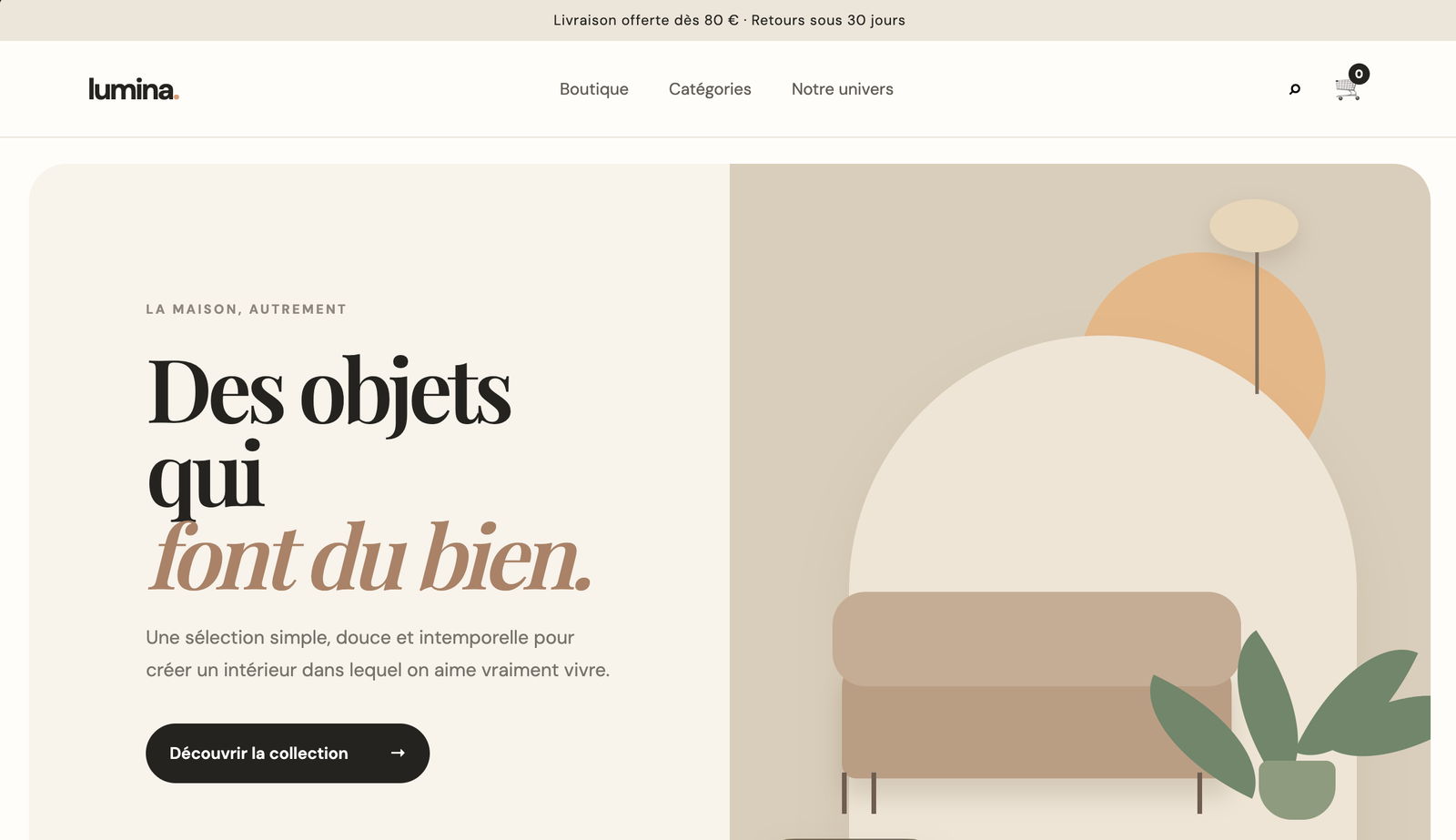 Lumina - Moderne et cocooning