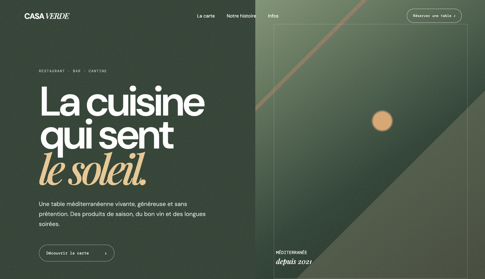 Casa verde - Chaleureux et gastronomique